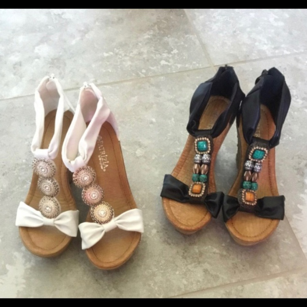 Wedge Heel -Two pairs